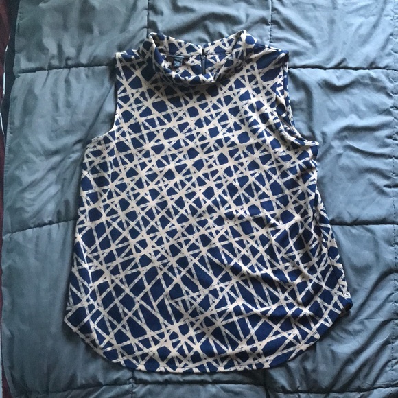 ALFANI Graphic Blooms painted web cam.Sleeveless Shirt. Brand new Size XL. - Picture 1 of 9